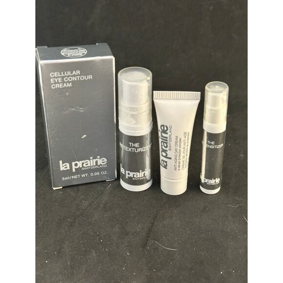 NIB la prairie Samples; day cream, eye cream, retexture serum, de-sensitizer - Picture 1 of 5